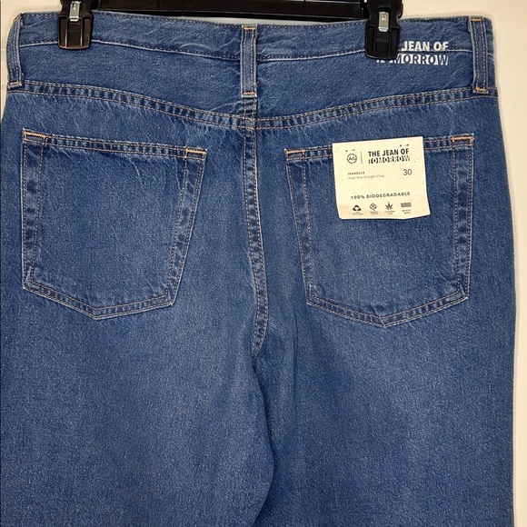 AG Isabella High Rise Button Denim - Picture 7 of 12